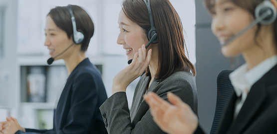 コールセンターのスタッフ
